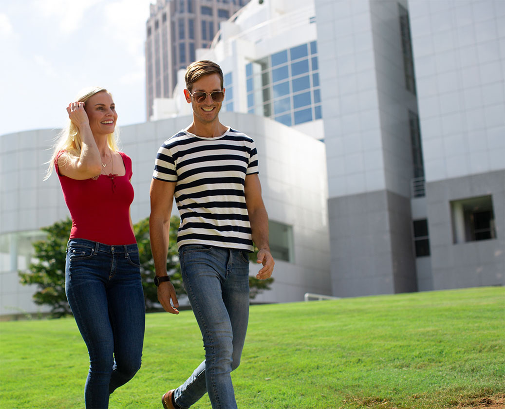 Couple Taking Walk